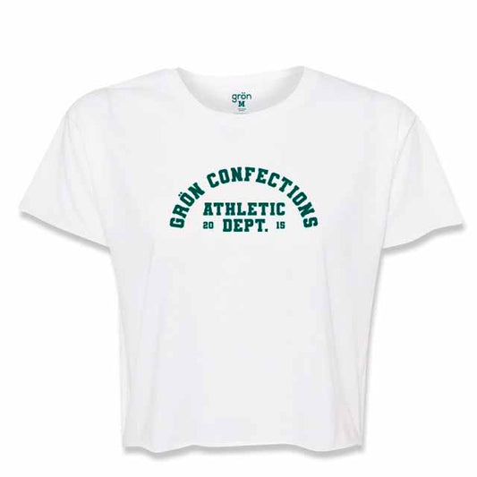 Athletic Dept Crop White