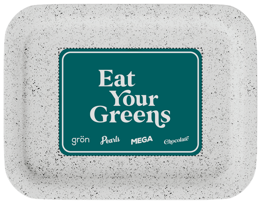 "Eat Your Greens" Hemp-Based Rolling Tray