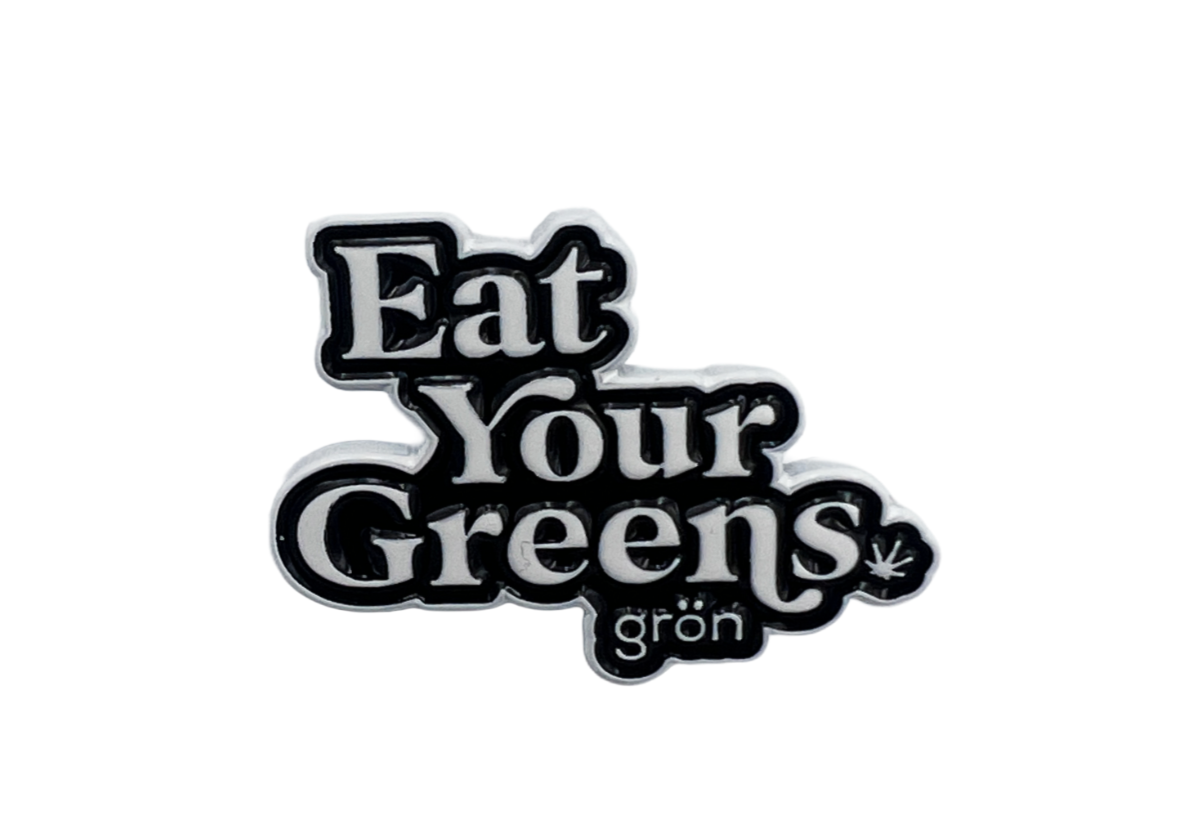 "Eat Your Greens" - Custom Acrylic Pin