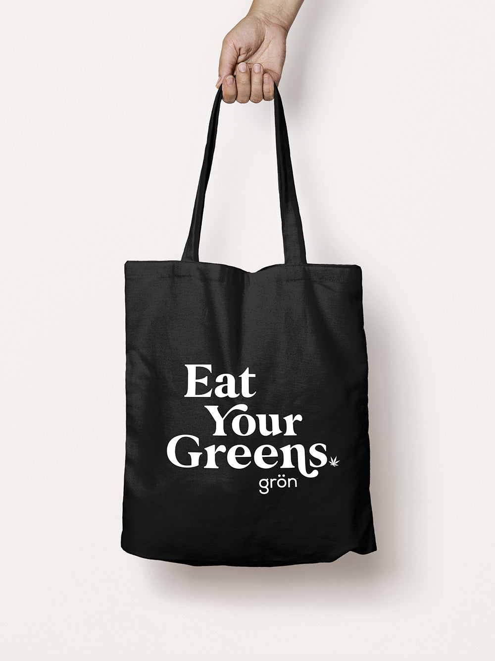 Eat Your Greens Tote | Black