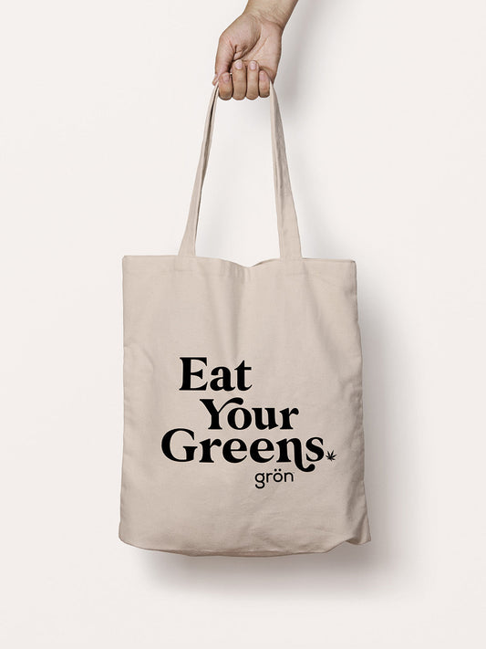 Eat Your Greens Tote | Natural